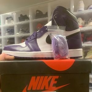Ds court purple white size 9.5